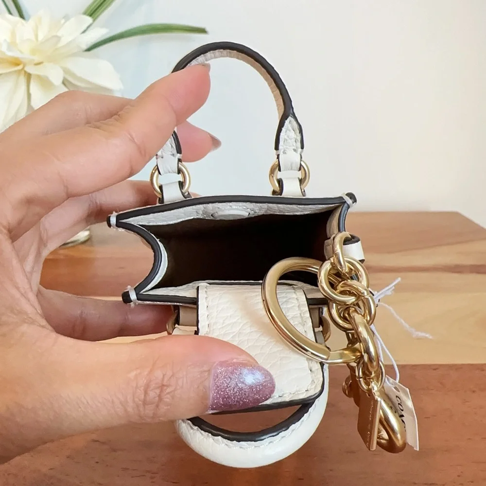 NWT‎ Coach North/South Mini Tote Bag Charm